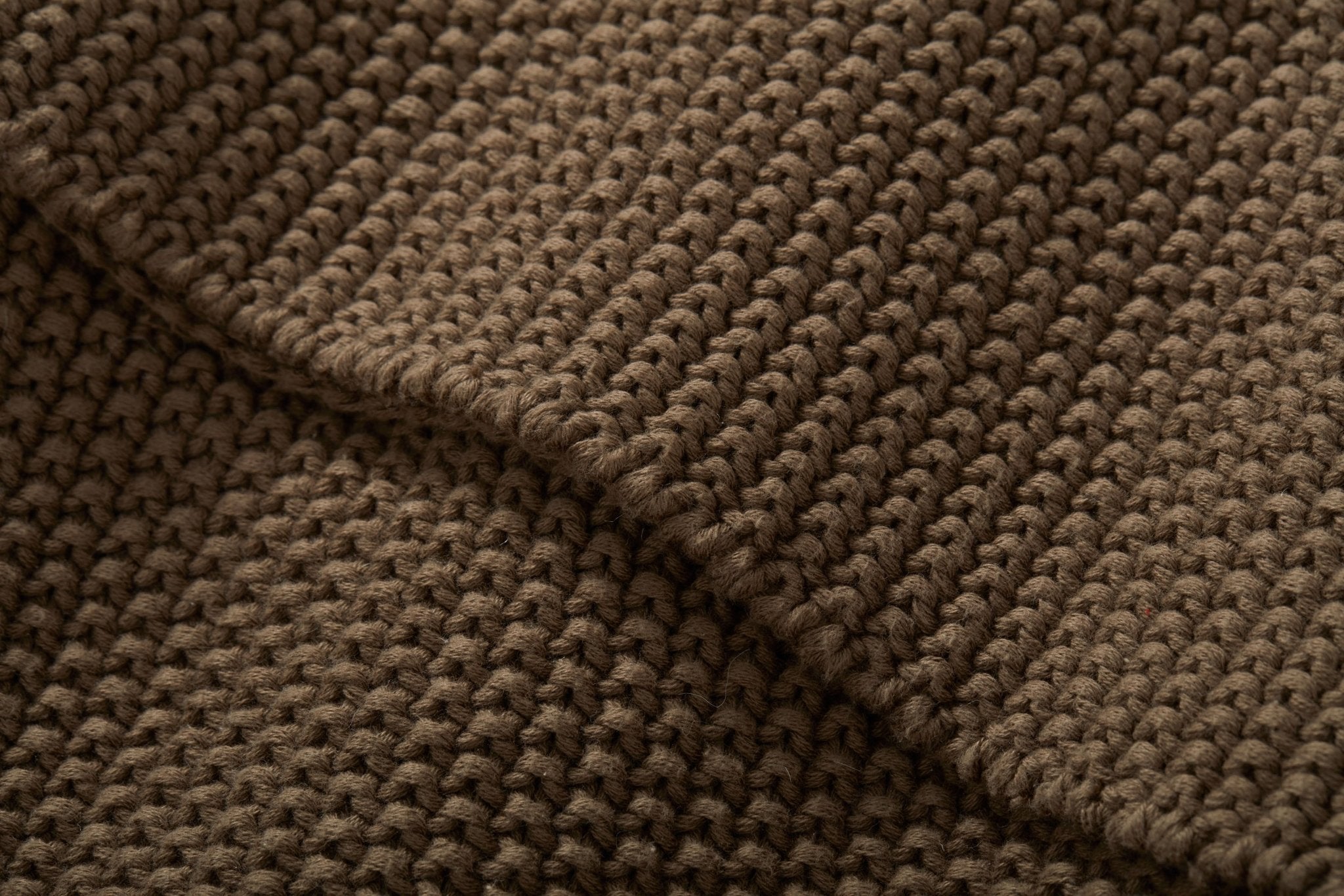 Magnolia Home by Joanna Gaines x Loloi Nina Walnut Throw Blanket