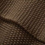 Magnolia Home by Joanna Gaines x Loloi Nina Walnut Throw Blanket