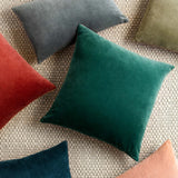 Magnolia Home by Joanna Gaines x Loloi P1153 Denim / Tan Pillow White Cliff Studio Throw Pillows