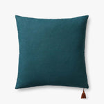 Magnolia Home by Joanna Gaines x Loloi P1153 Lt. Green / Blue Pillow White Cliff Studio Throw Pillows