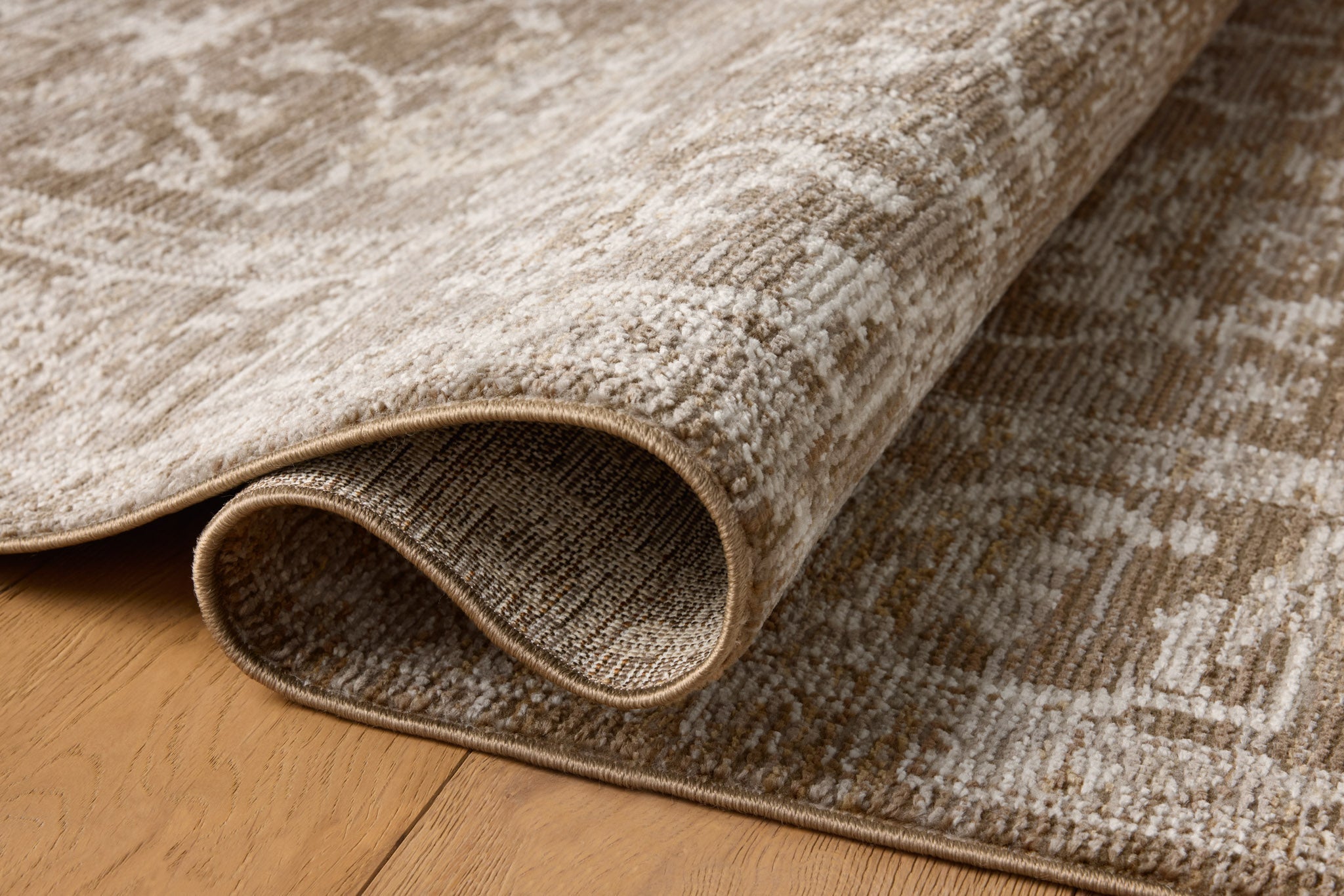 Magnolia Home by Joanna Gaines x Loloi Pace Bark / Natural Rug White Cliff Studio Area Rugs