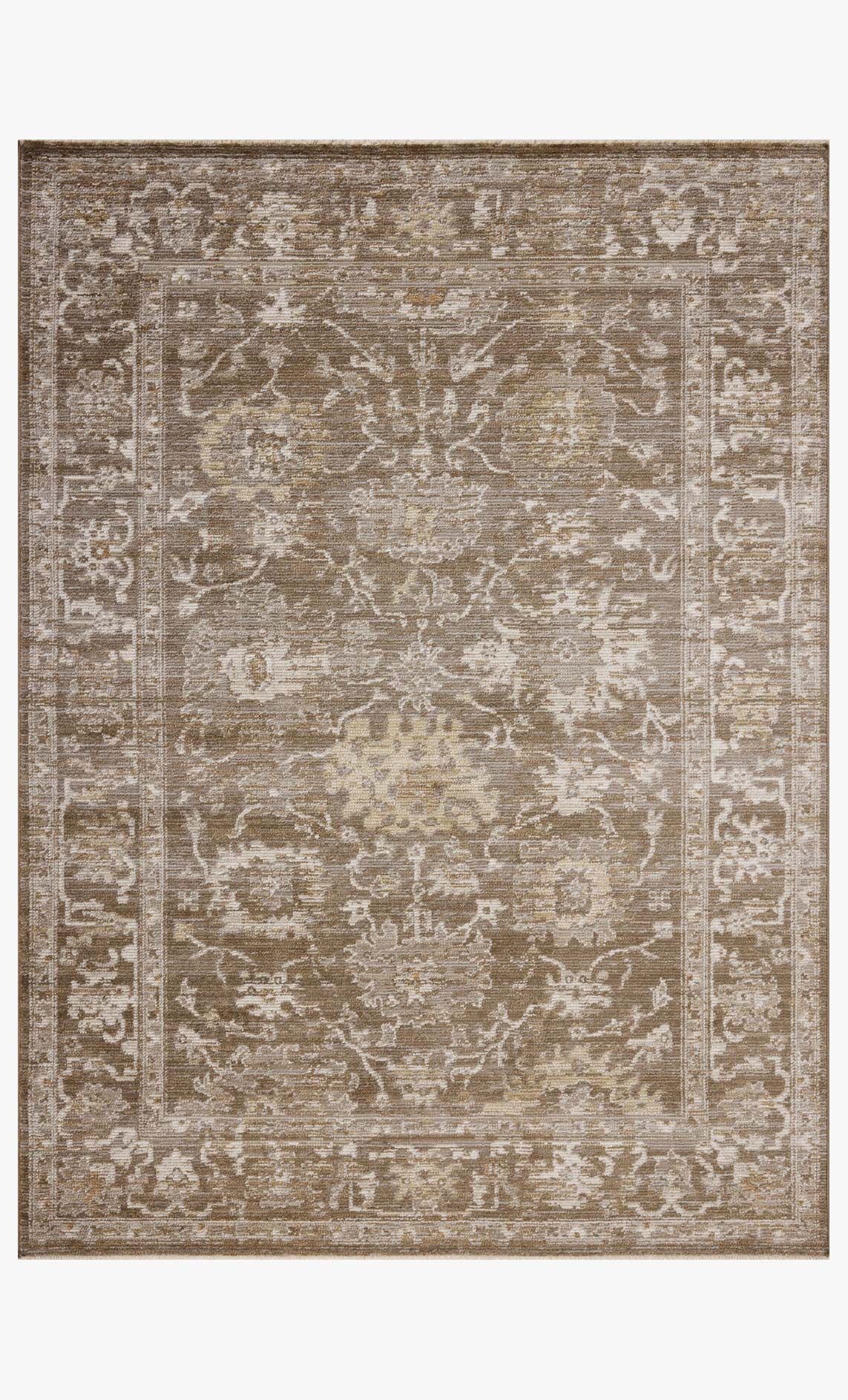 Magnolia Home by Joanna Gaines x Loloi Pace Bark / Natural Rug White Cliff Studio Area Rugs