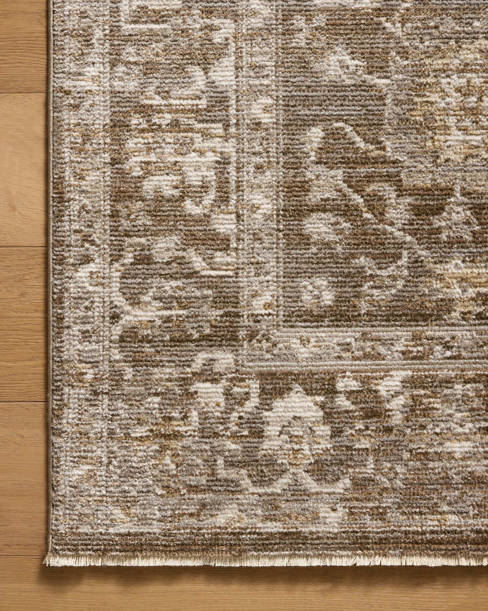 Magnolia Home by Joanna Gaines x Loloi Pace Bark / Natural Rug White Cliff Studio Area Rugs