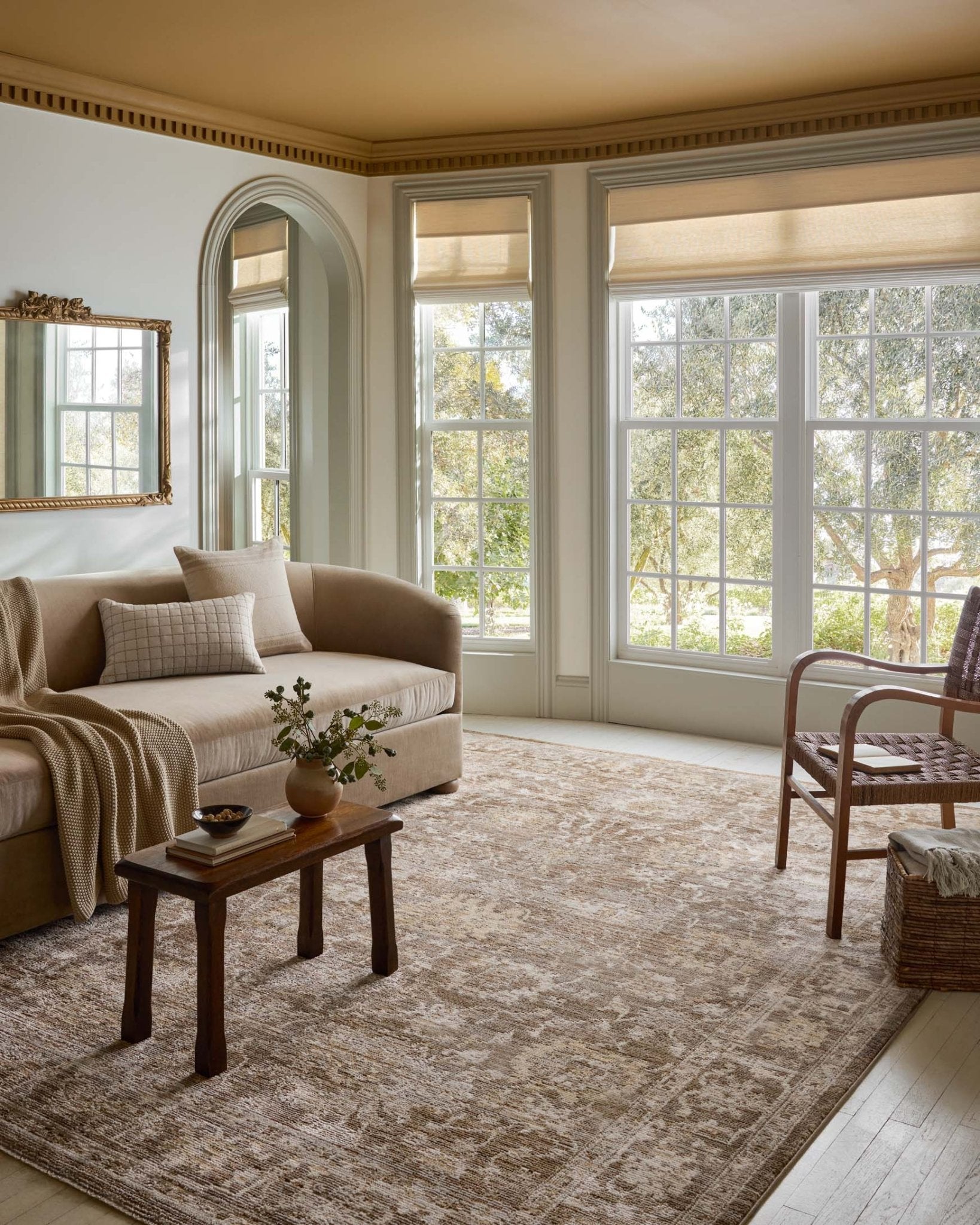 Magnolia Home by Joanna Gaines x Loloi Pace Bark / Natural Rug White Cliff Studio Area Rugs