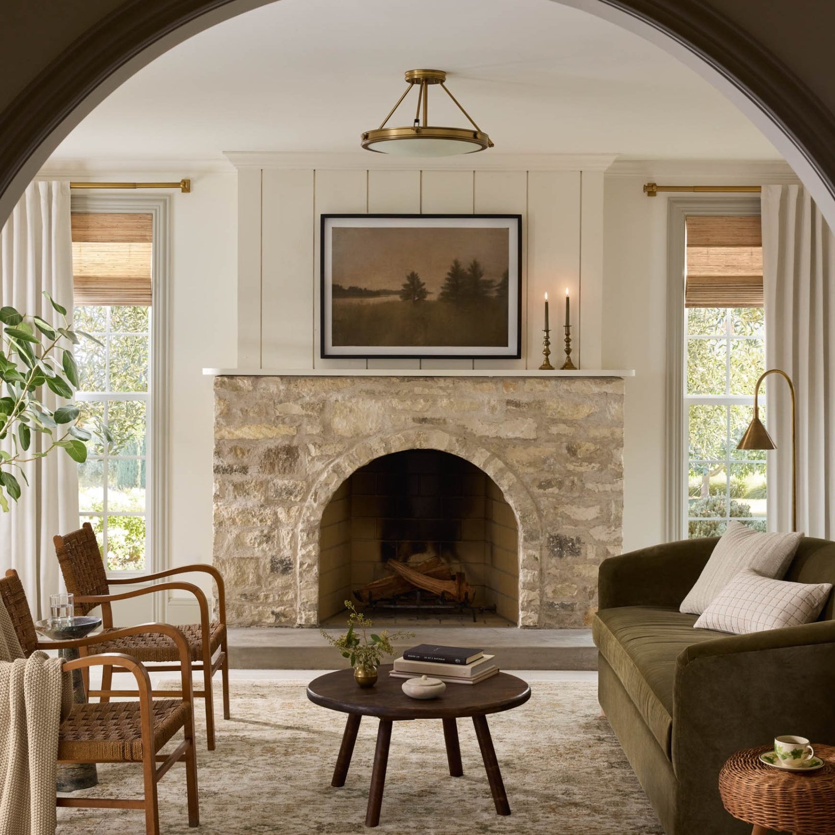 Magnolia Home by Joanna Gaines x Loloi Pace Natural / Multi Rug White Cliff Studio Area Rugs