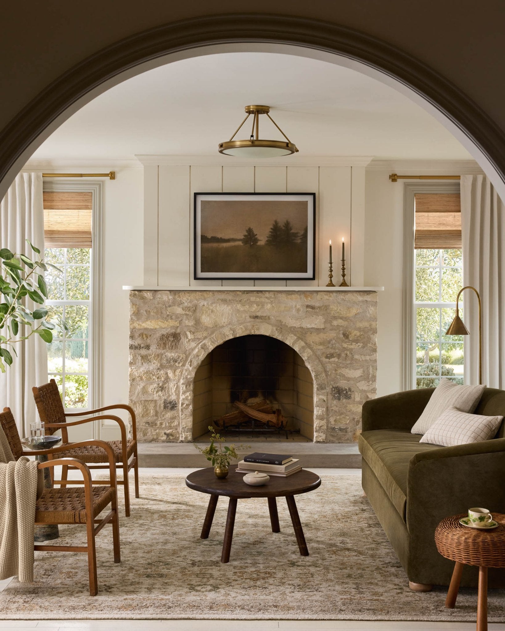 Magnolia Home by Joanna Gaines x Loloi Pace Natural / Multi Rug White Cliff Studio Area Rugs