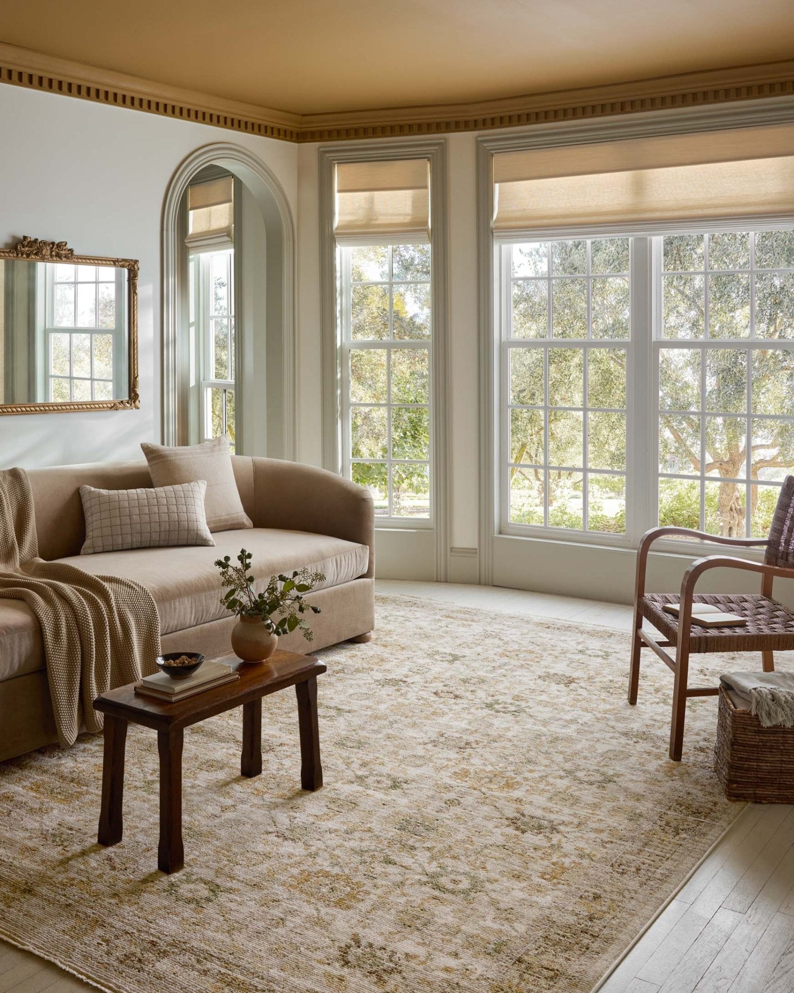 Magnolia Home by Joanna Gaines x Loloi Pace Natural / Multi Rug White Cliff Studio Area Rugs