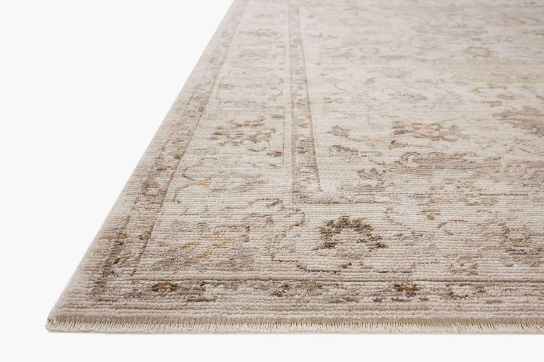 Magnolia Home by Joanna Gaines x Loloi Pace Natural / Stone Rug White Cliff Studio Area Rugs