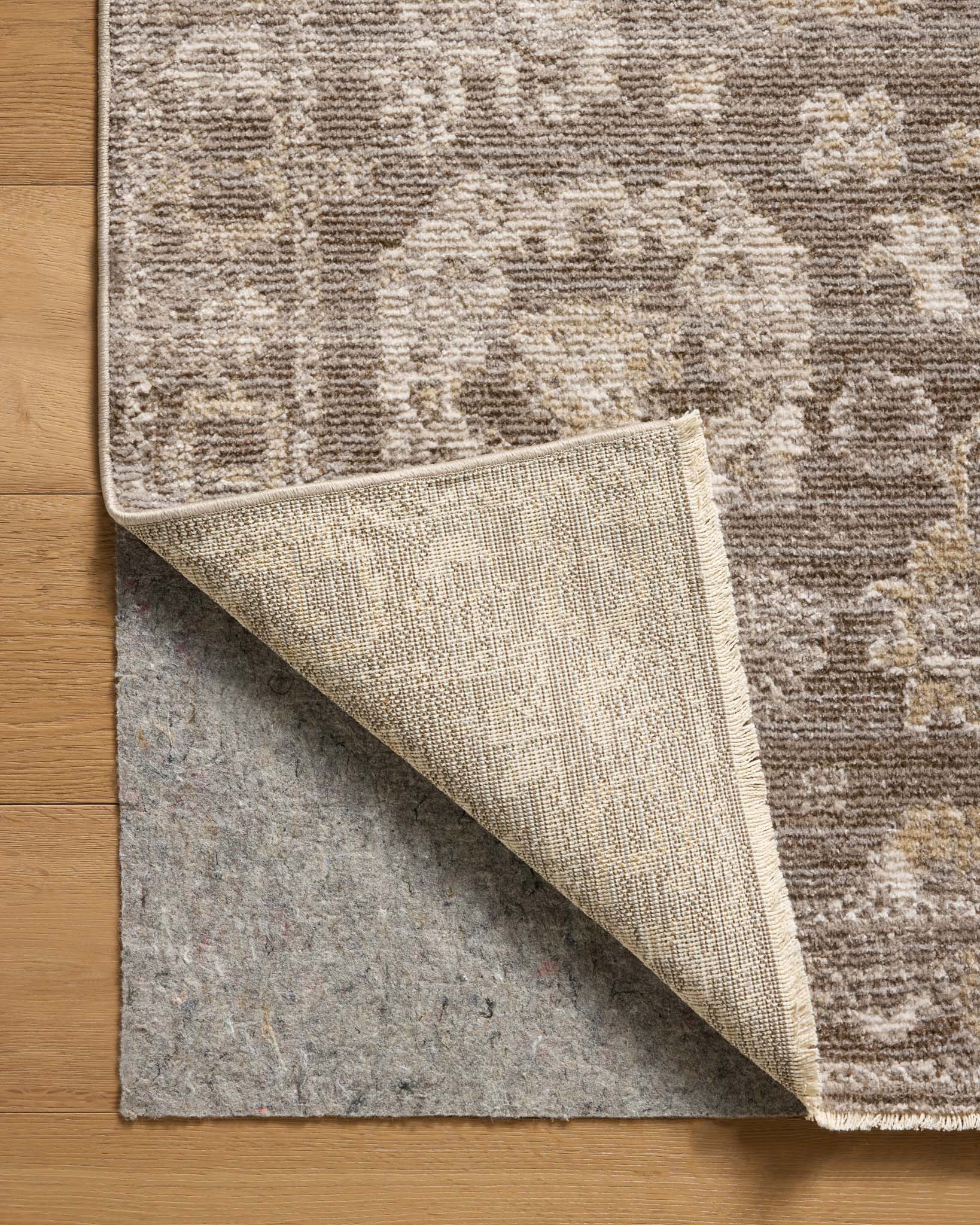 Magnolia Home by Joanna Gaines x Loloi Pace Taupe / Wheat Rug White Cliff Studio Area Rugs