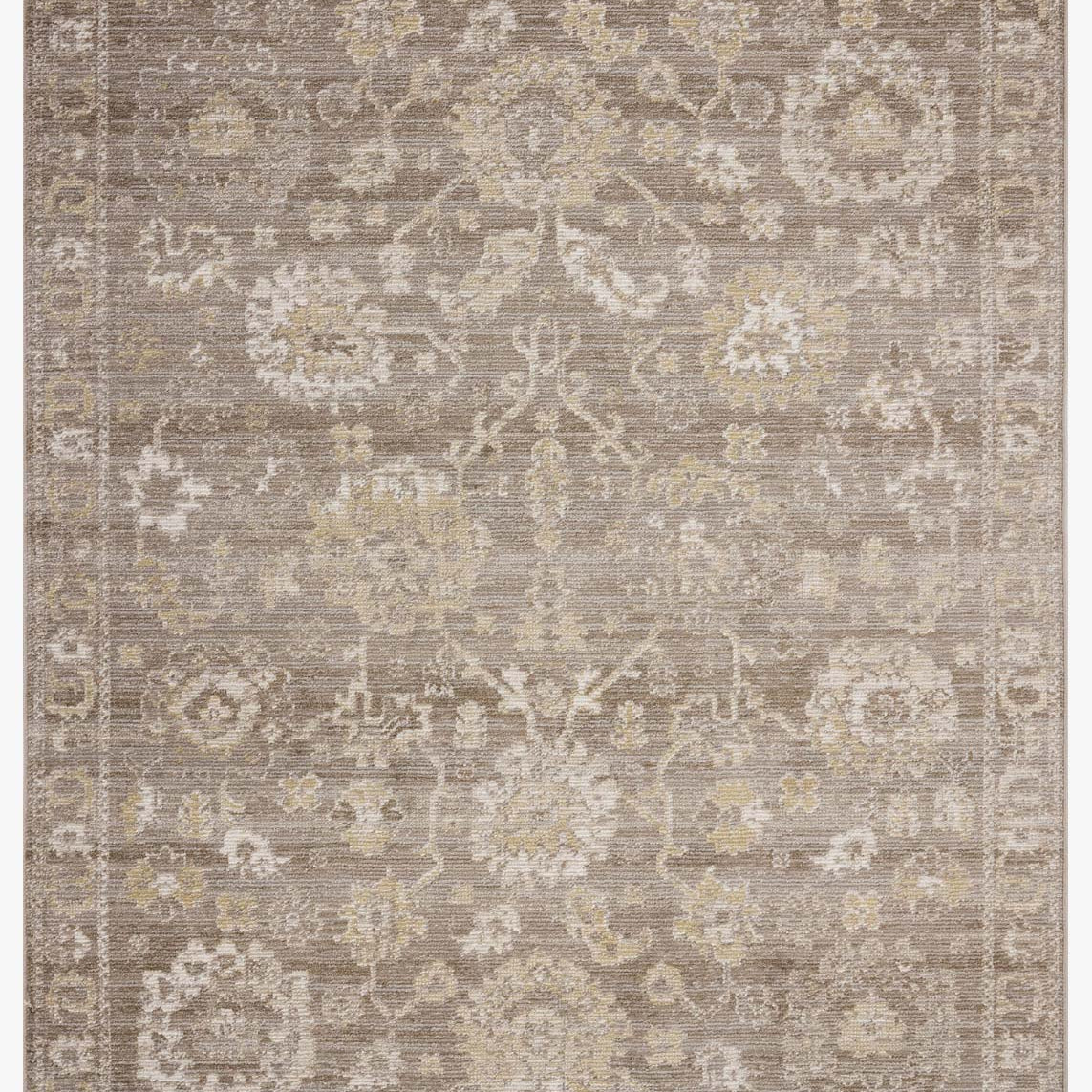 Magnolia Home by Joanna Gaines x Loloi Pace Taupe / Wheat Rug White Cliff Studio Area Rugs