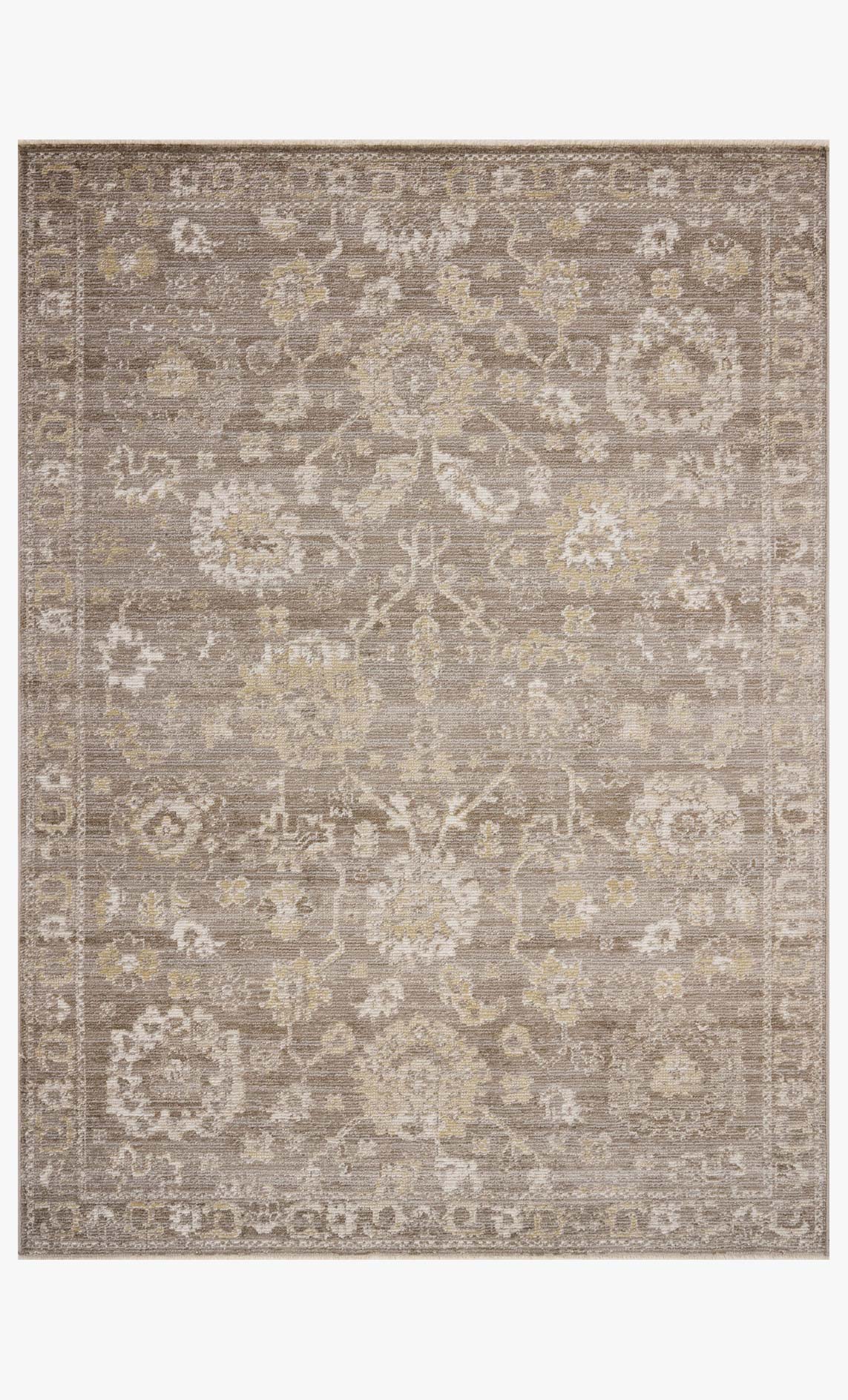 Magnolia Home by Joanna Gaines x Loloi Pace Taupe / Wheat Rug White Cliff Studio Area Rugs