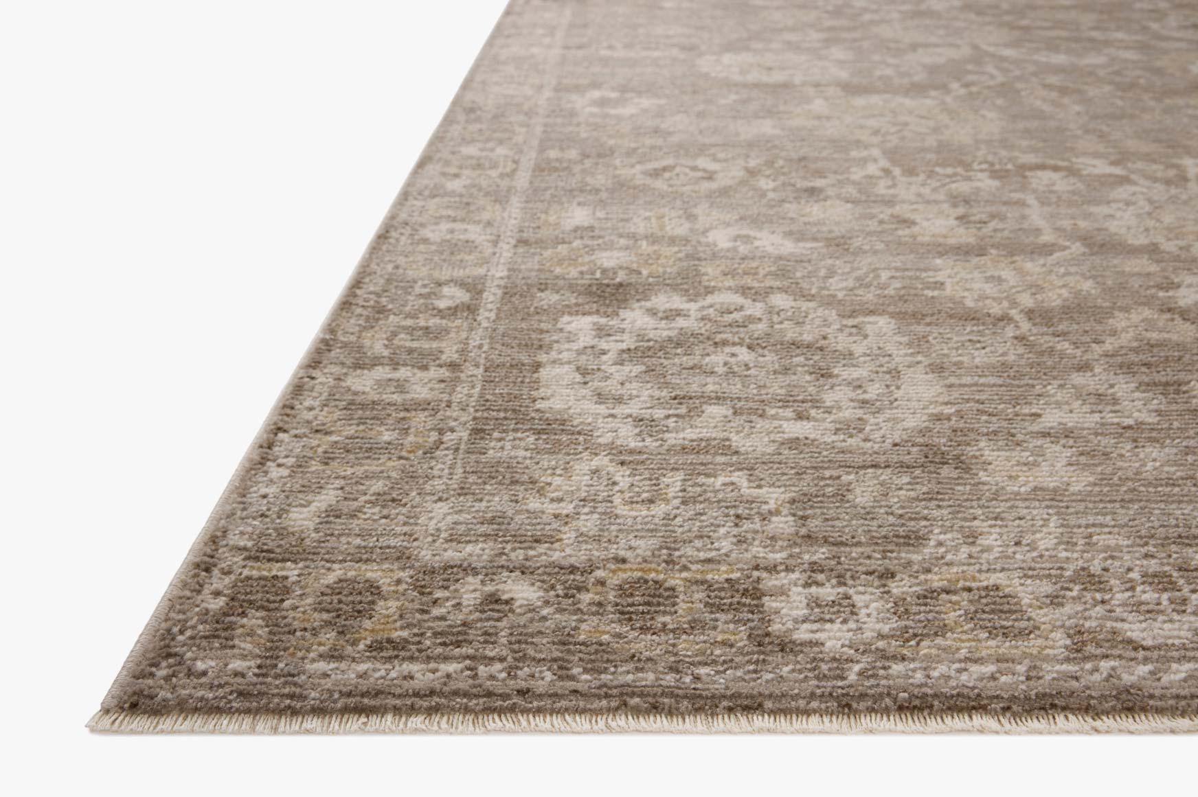 Magnolia Home by Joanna Gaines x Loloi Pace Taupe / Wheat Rug White Cliff Studio Area Rugs