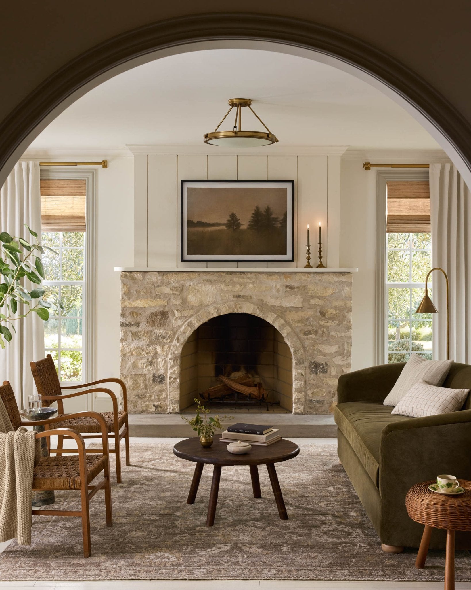 Magnolia Home by Joanna Gaines x Loloi Pace Taupe / Wheat Rug White Cliff Studio Area Rugs