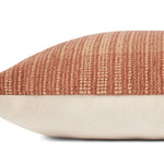 Magnolia Home by Joanna Gaines x Loloi Penelope Terracotta 18'' x 18'' Cover w/Down Pillow White Cliff Studio Throw Pillows