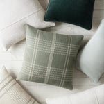 Magnolia Home by Joanna Gaines x Loloi PMH1153 Smoke 13" x 21" Cover Only Pillow White Cliff Studio Throw Pillows