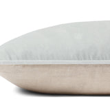 Magnolia Home by Joanna Gaines x Loloi PMH1153 Smoke 13" x 21" Cover Only Pillow White Cliff Studio Throw Pillows