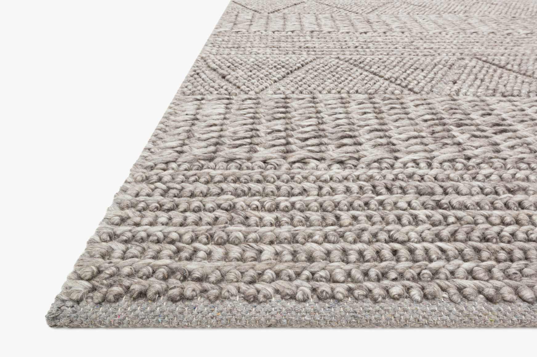 Magnolia Home by Joanna Gaines x Loloi Rowan Ash Rug White Cliff Studio Area Rugs