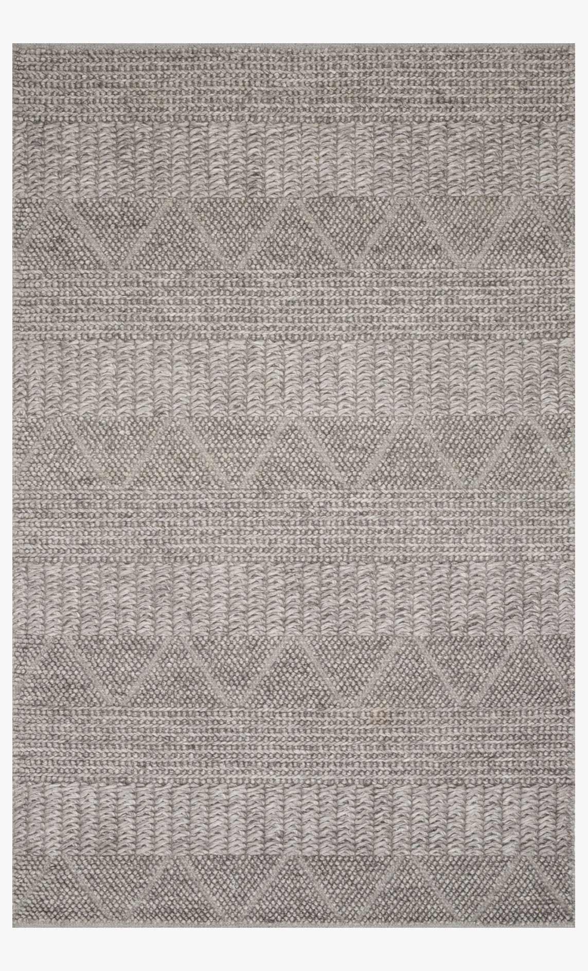Magnolia Home by Joanna Gaines x Loloi Rowan Ash Rug White Cliff Studio Area Rugs