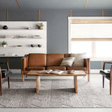 Magnolia Home by Joanna Gaines x Loloi Rowan Ash Rug White Cliff Studio Area Rugs