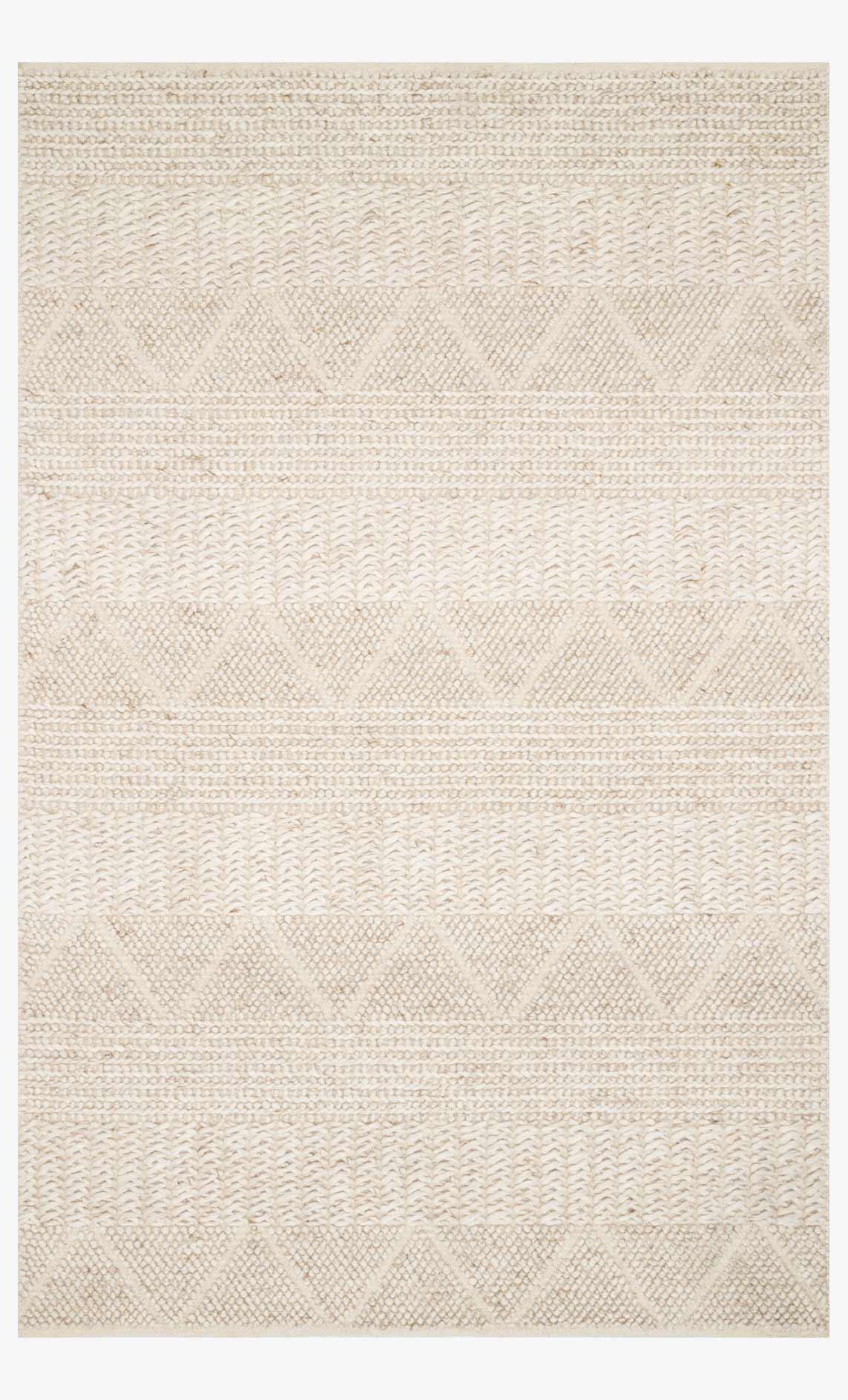 Magnolia Home by Joanna Gaines x Loloi Rowan Sand Rug White Cliff Studio Area Rugs