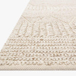 Magnolia Home by Joanna Gaines x Loloi Rowan Sand Rug White Cliff Studio Area Rugs