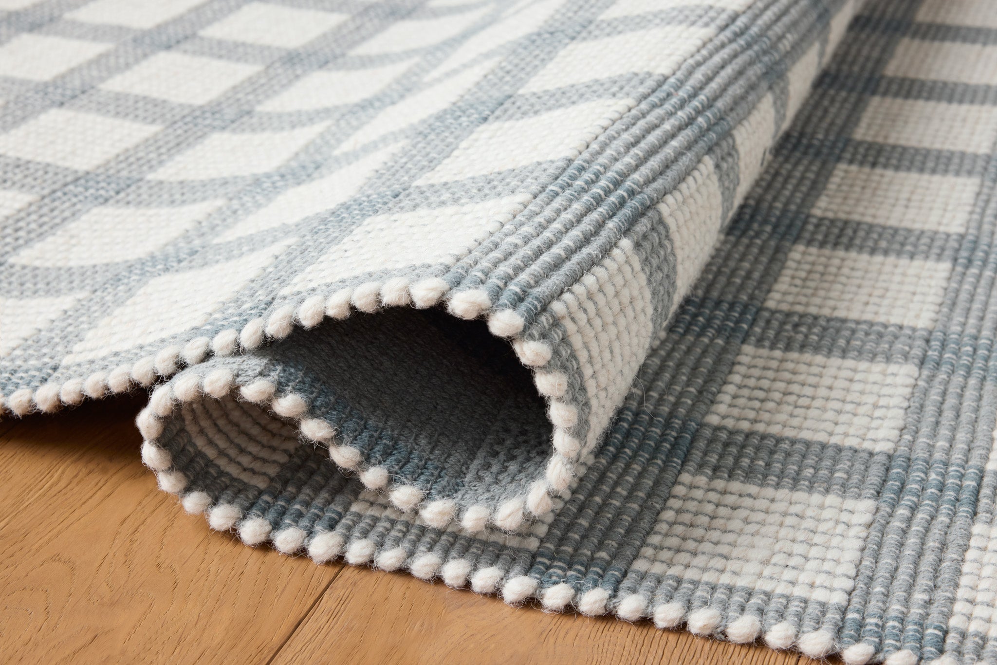 Magnolia Home by Joanna Gaines x Loloi Ryder Blue / Ivory Rug White Cliff Studio Area Rugs