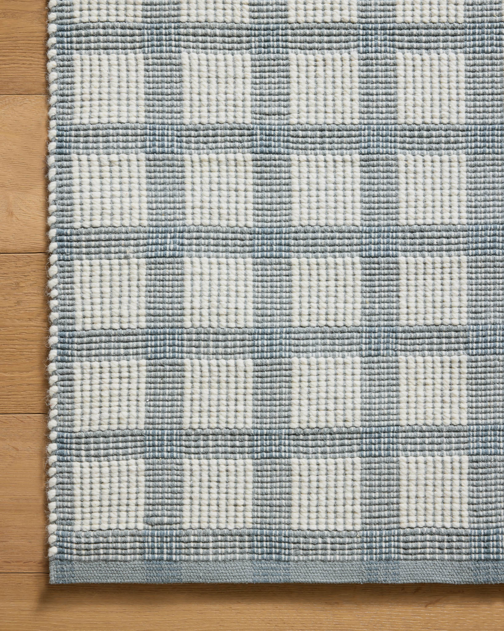 Magnolia Home by Joanna Gaines x Loloi Ryder Blue / Ivory Rug White Cliff Studio Area Rugs