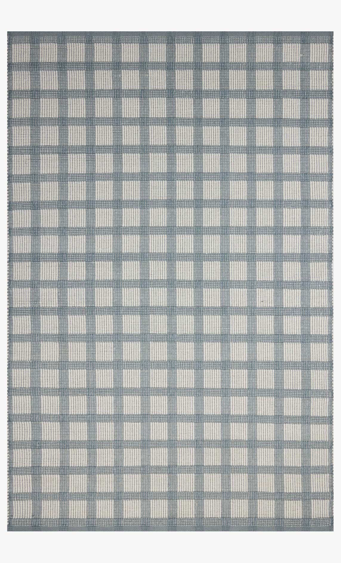 Magnolia Home by Joanna Gaines x Loloi Ryder Blue / Ivory Rug White Cliff Studio Area Rugs