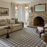 Magnolia Home by Joanna Gaines x Loloi Ryder Blue / Ivory Rug White Cliff Studio Area Rugs