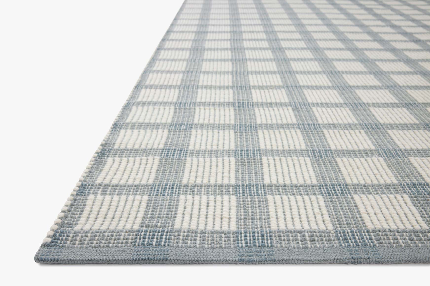Magnolia Home by Joanna Gaines x Loloi Ryder Blue / Ivory Rug White Cliff Studio Area Rugs