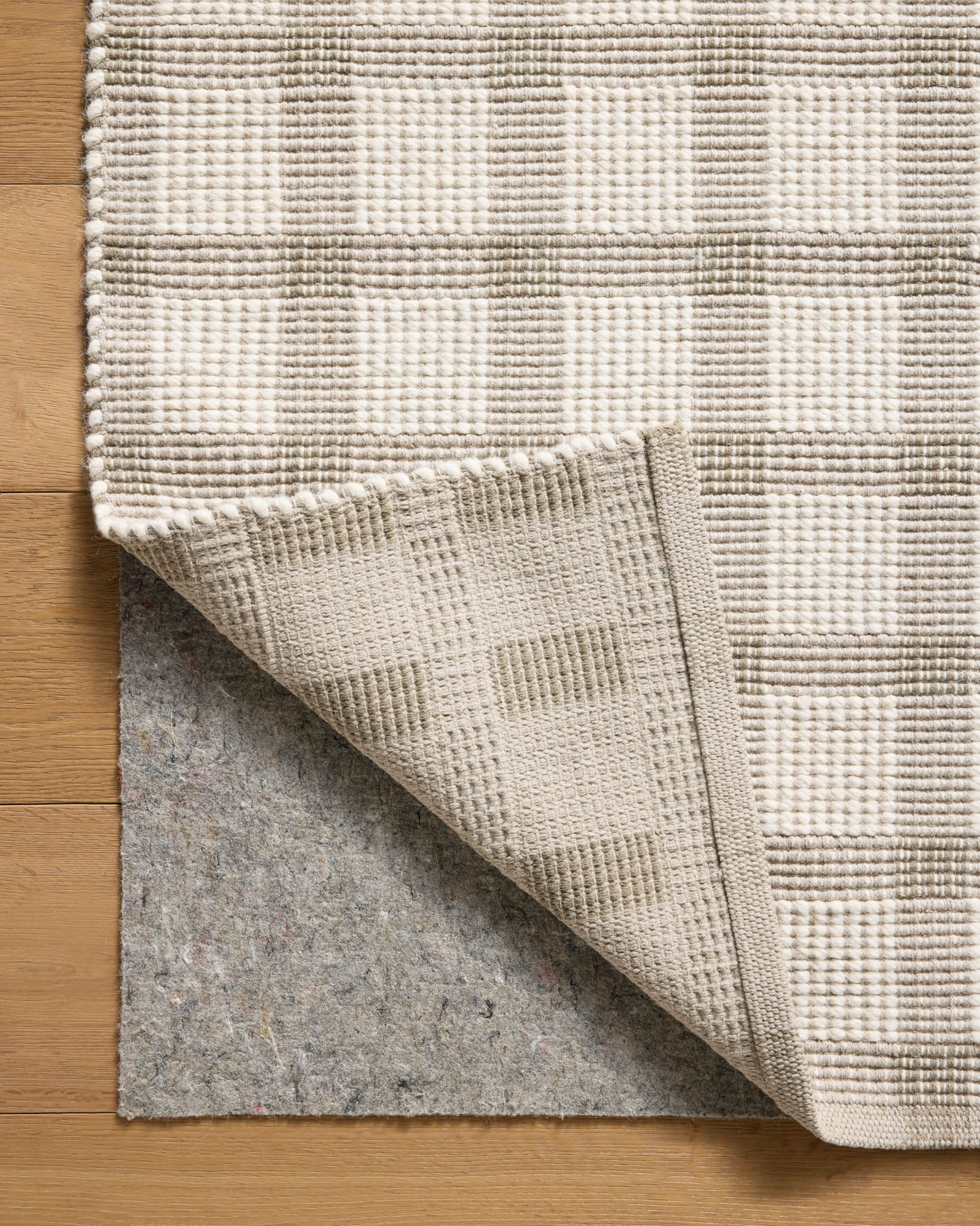 Magnolia Home by Joanna Gaines x Loloi Ryder Stone / Ivory Rug White Cliff Studio Area Rugs