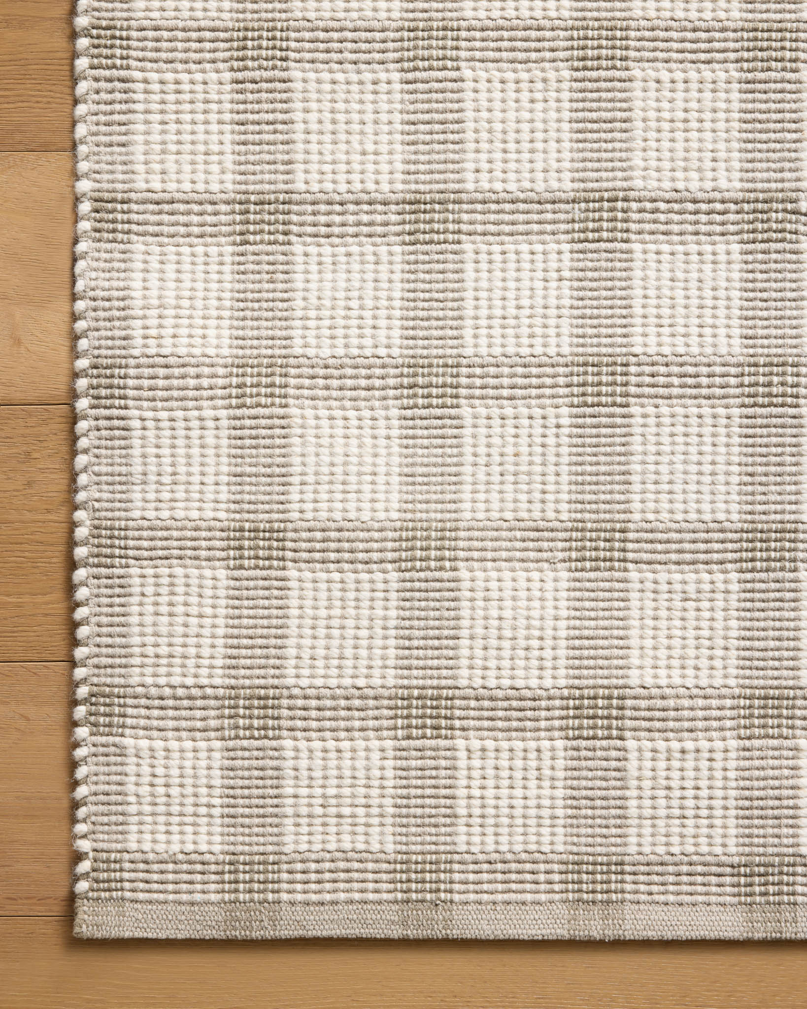 Magnolia Home by Joanna Gaines x Loloi Ryder Stone / Ivory Rug White Cliff Studio Area Rugs