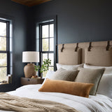 Magnolia Home by Joanna Gaines x Loloi Sand 22'' x 22'' Cover Only Pillow White Cliff Studio Throw Pillows