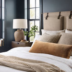 Magnolia Home by Joanna Gaines x Loloi Sand 22'' x 22'' Cover w/Down Pillow White Cliff Studio Throw Pillows