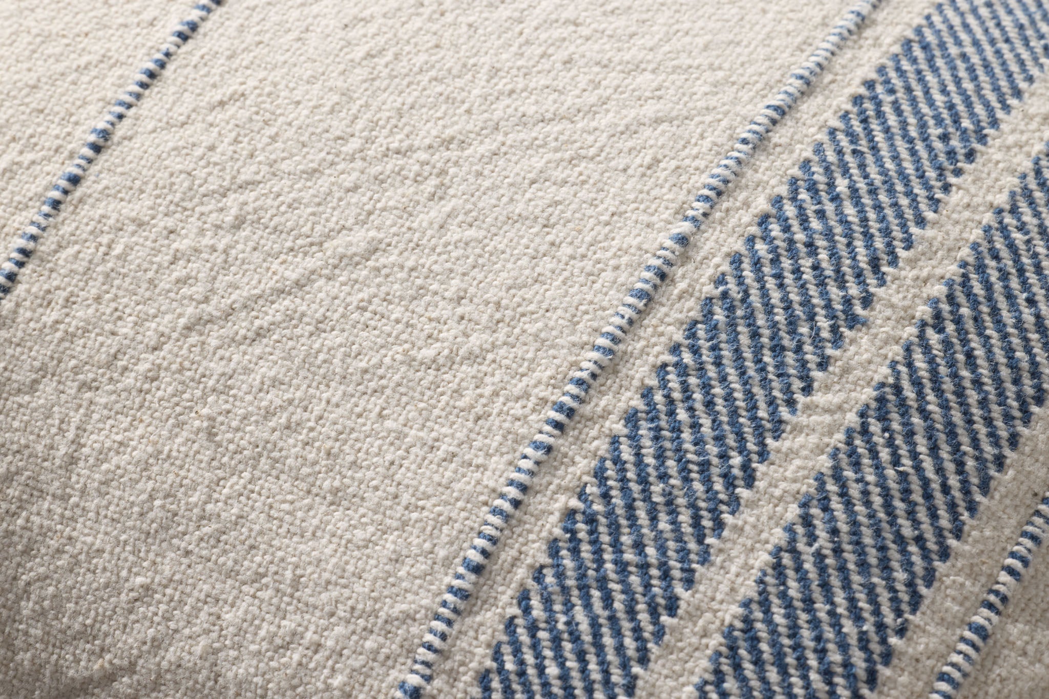 Magnolia Home by Joanna Gaines x Loloi Selena Natural / Blue Pillow White Cliff Studio Throw Pillows