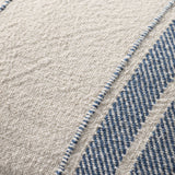 Magnolia Home by Joanna Gaines x Loloi Selena Natural / Blue Pillow White Cliff Studio Throw Pillows