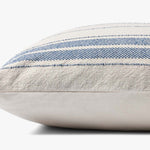 Magnolia Home by Joanna Gaines x Loloi Selena Natural / Blue Pillow White Cliff Studio Throw Pillows