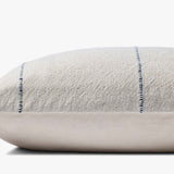 Magnolia Home by Joanna Gaines x Loloi Selena Natural / Blue Pillow White Cliff Studio Throw Pillows