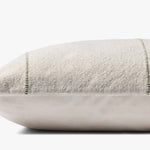 Magnolia Home by Joanna Gaines x Loloi Selena Natural / Green Pillow White Cliff Studio Throw Pillows