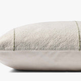 Magnolia Home by Joanna Gaines x Loloi Selena Natural / Green Pillow White Cliff Studio Throw Pillows
