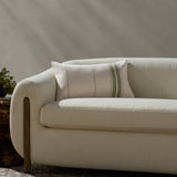 Magnolia Home by Joanna Gaines x Loloi Selena Natural / Green Pillow White Cliff Studio Throw Pillows