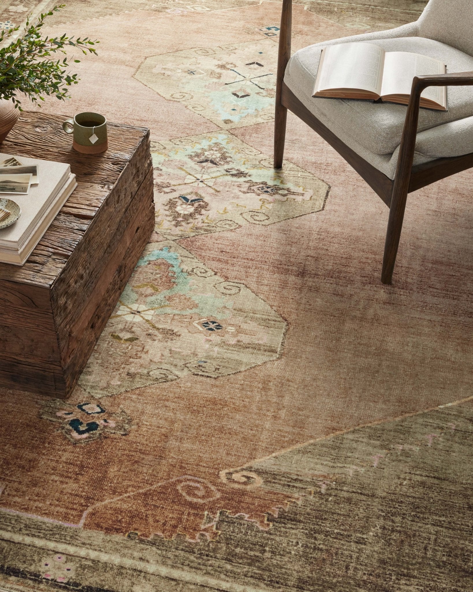 Magnolia Home by Joanna Gaines x Loloi Sinclair Clay / Tobacco Rug
