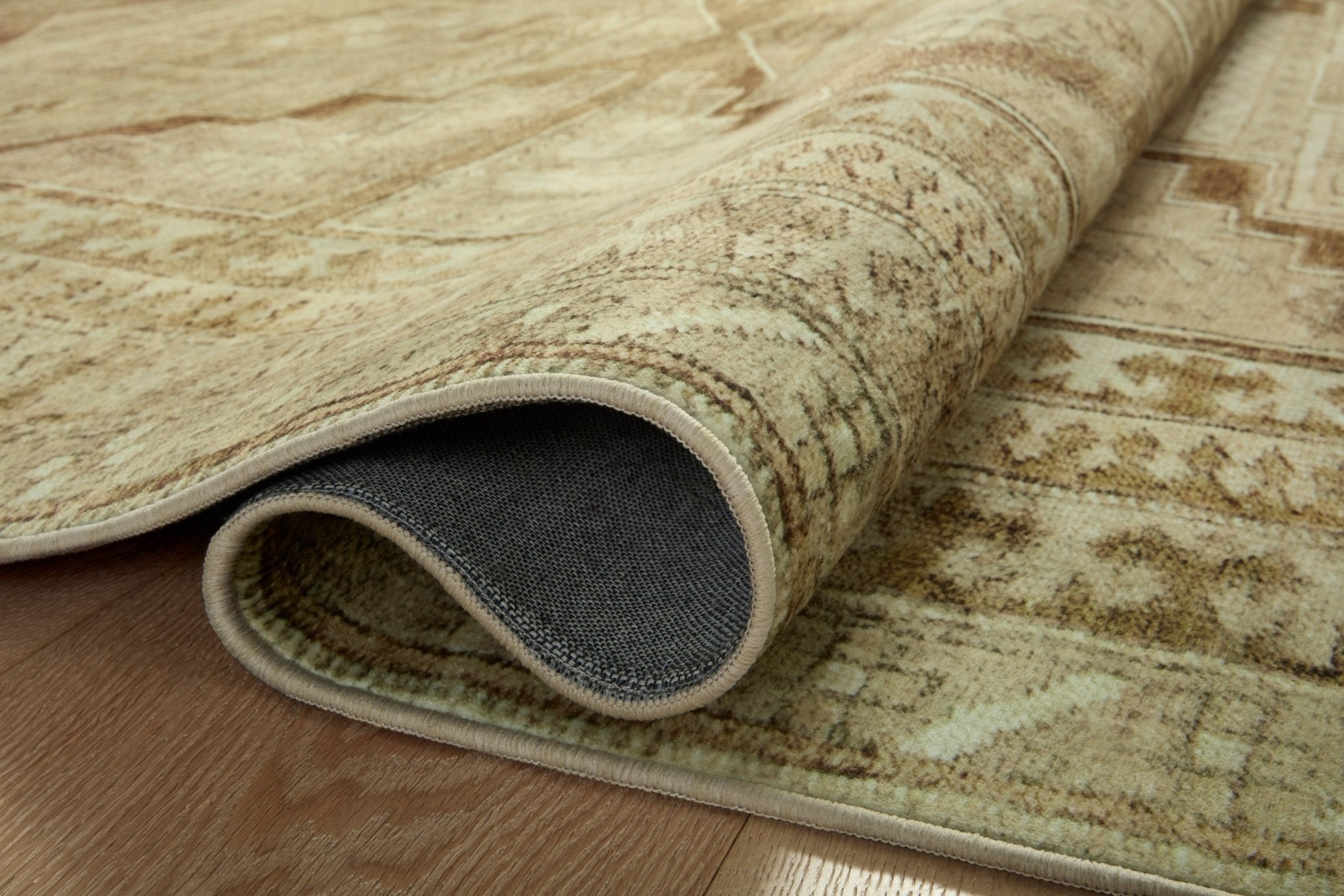 Magnolia Home by Joanna Gaines x Loloi Sinclair Khaki / Tobacco Rug