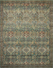 Magnolia Home by Joanna Gaines x Loloi Sinclair Turquoise / Multi Rug White Cliff Studio Rugs