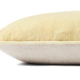 Magnolia Home by Joanna Gaines x Loloi Straw / Natural 13'' x 35'' Cover w/Down Pillow White Cliff Studio Throw Pillows