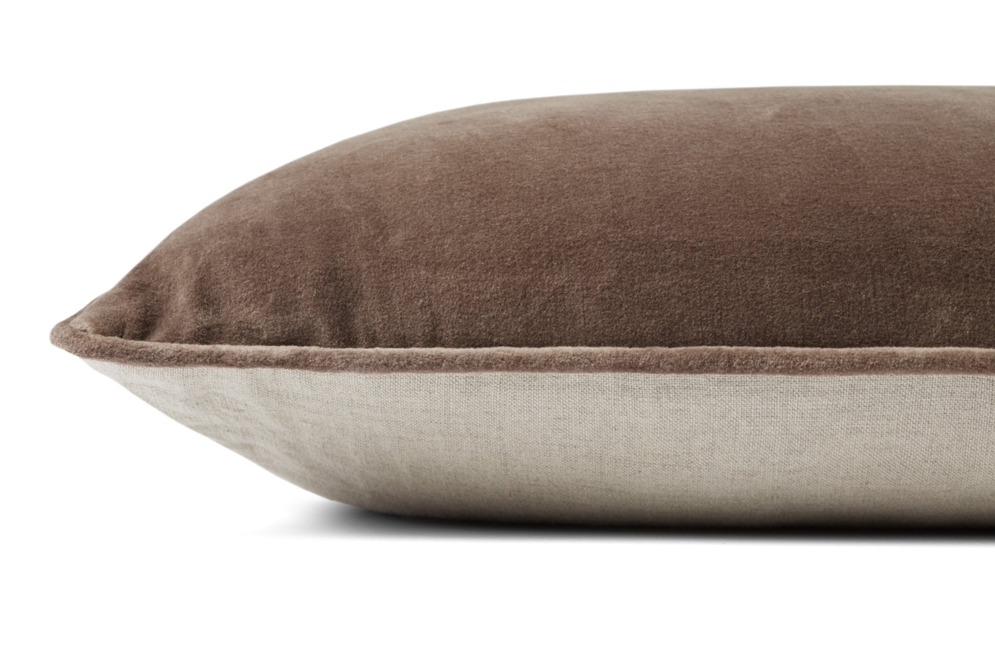 Magnolia Home by Joanna Gaines x Loloi Walnut / Natural 13'' x 35'' Cover Only Pillow