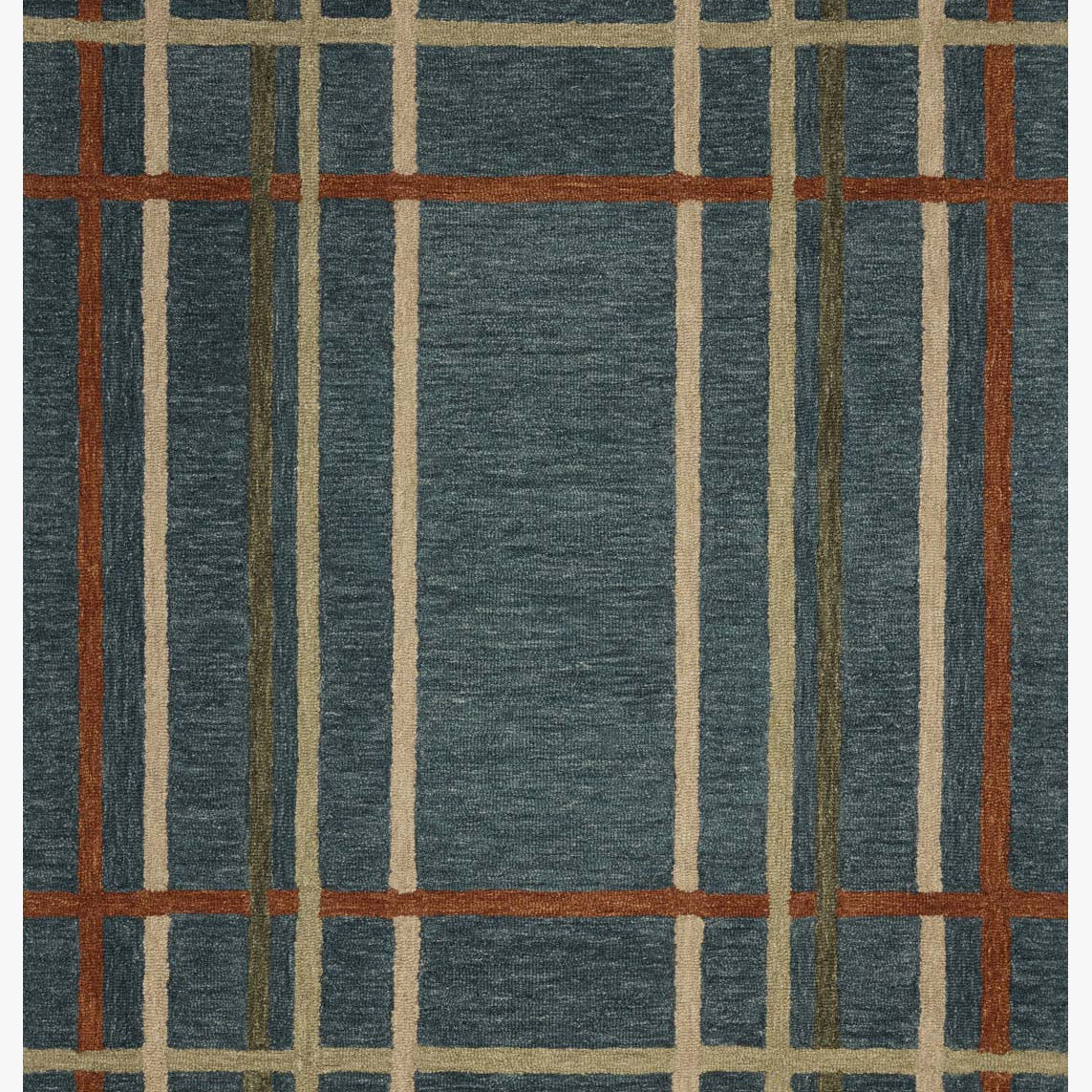 Magnolia Home by Joanna Gaines x Loloi Waylon Denim / Multi Rug White Cliff Studio Area Rugs