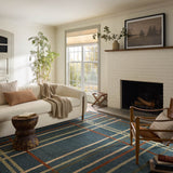 Magnolia Home by Joanna Gaines x Loloi Waylon Denim / Multi Rug White Cliff Studio Area Rugs