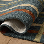 Magnolia Home by Joanna Gaines x Loloi Waylon Denim / Multi Rug White Cliff Studio Area Rugs