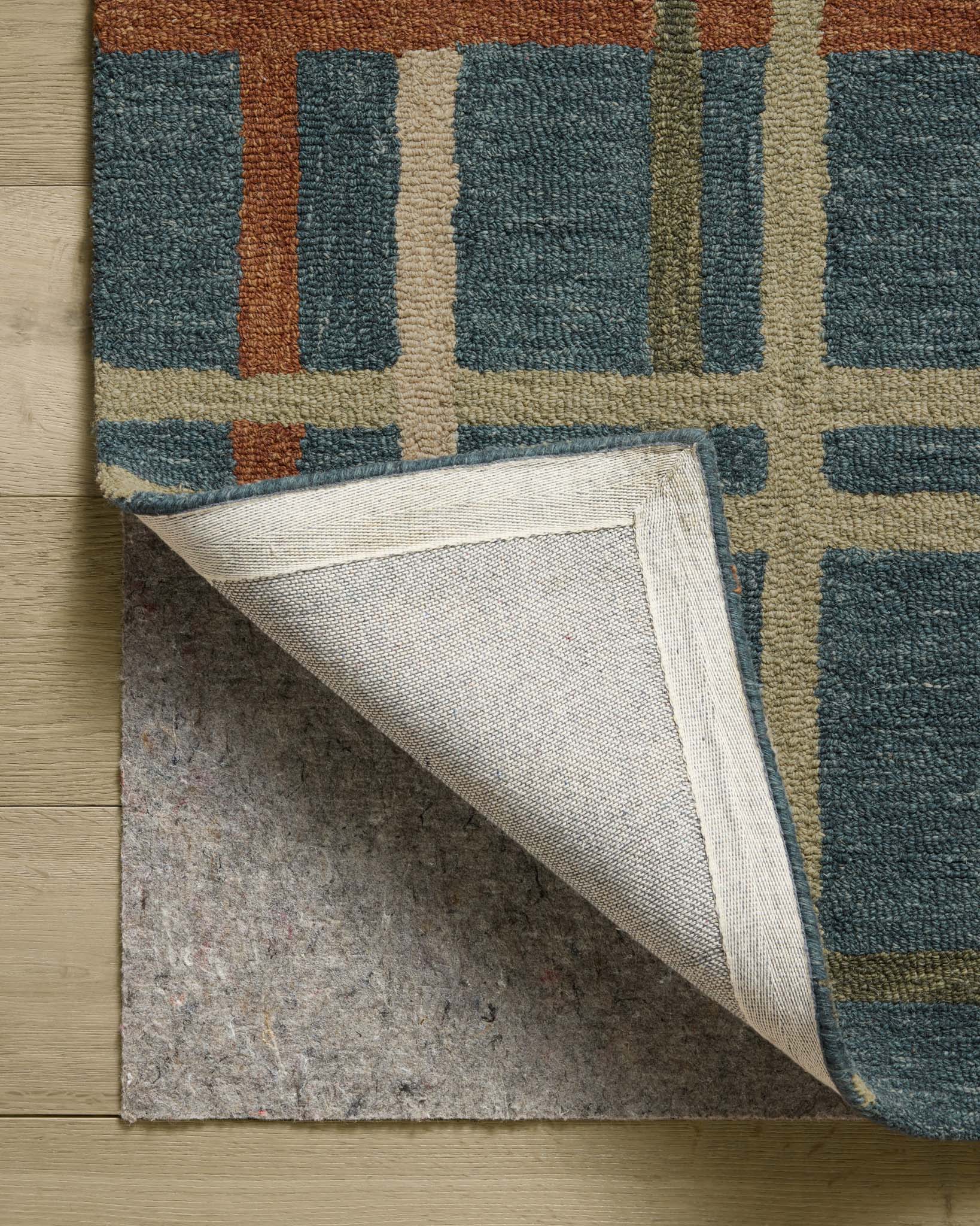 Magnolia Home by Joanna Gaines x Loloi Waylon Denim / Multi Rug White Cliff Studio Area Rugs